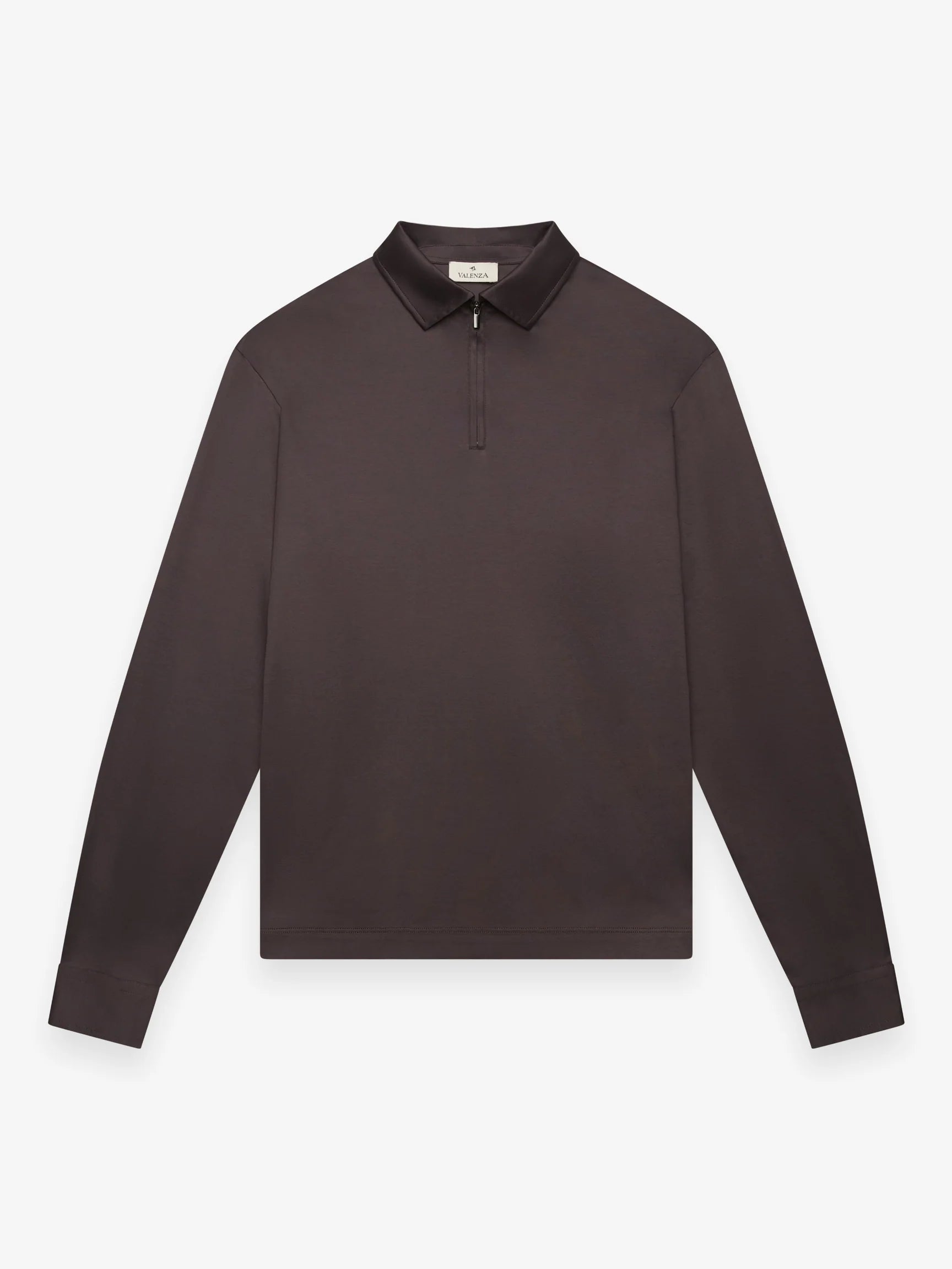 Valenza | Supima Polo Zip Collar Longsleeve
