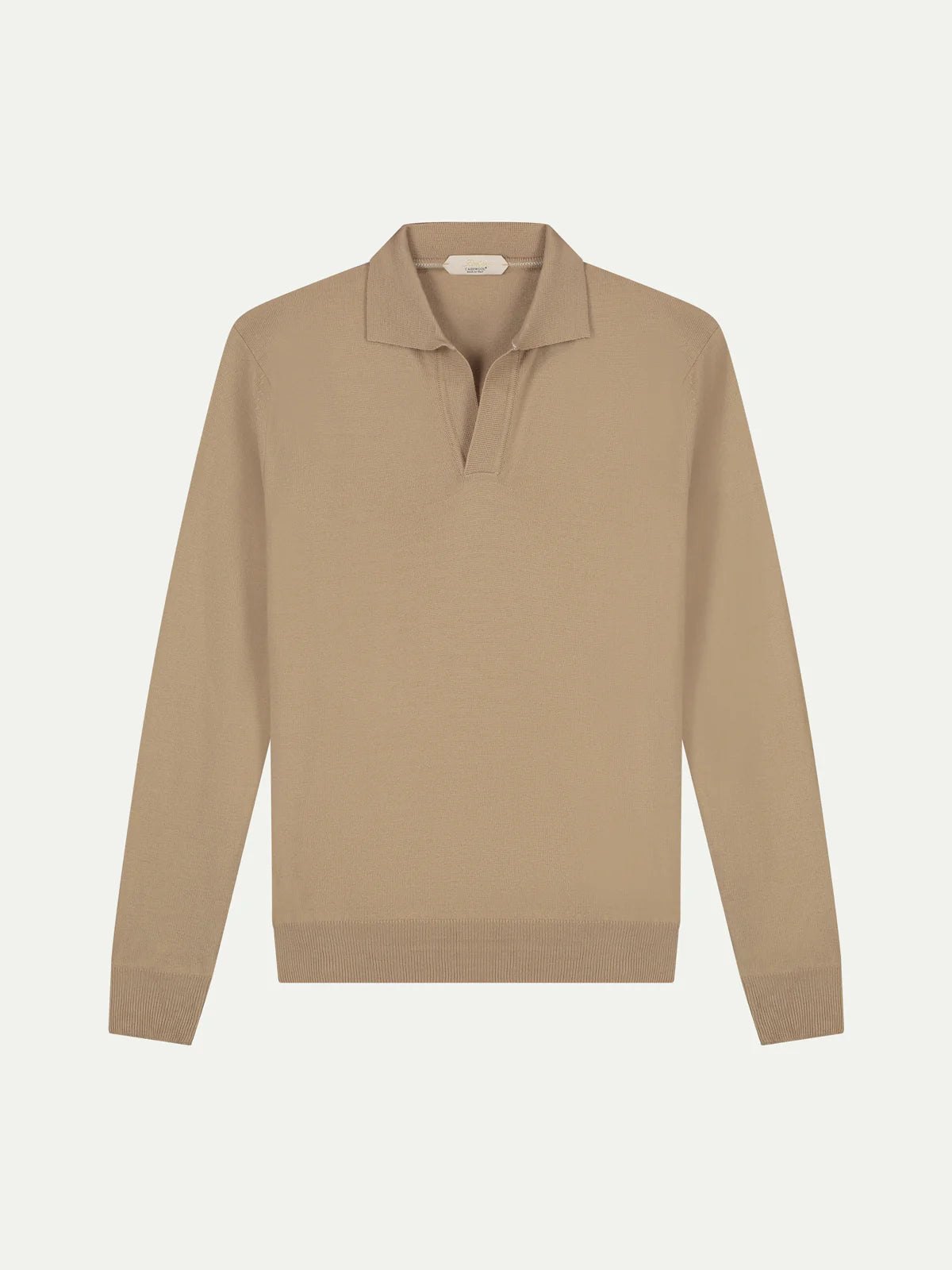 Aurélien | Extrafine Merino Buttonless Polo