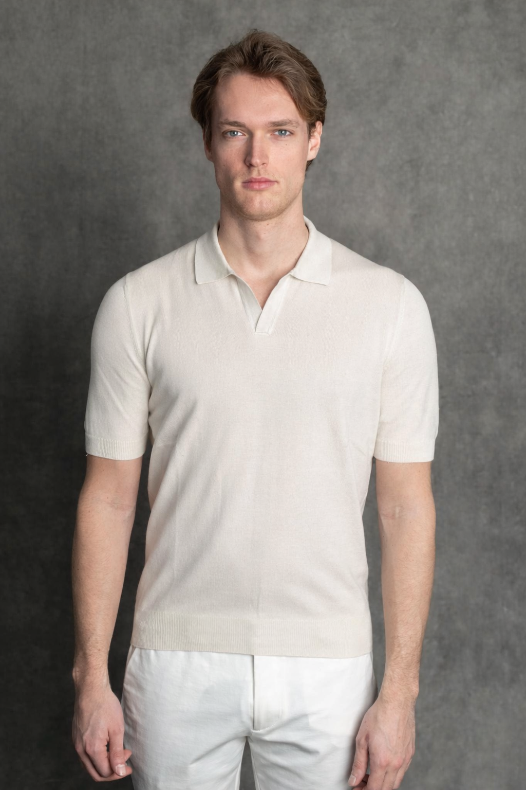 Luigi's Italian Knitwear | Buttonless Polo