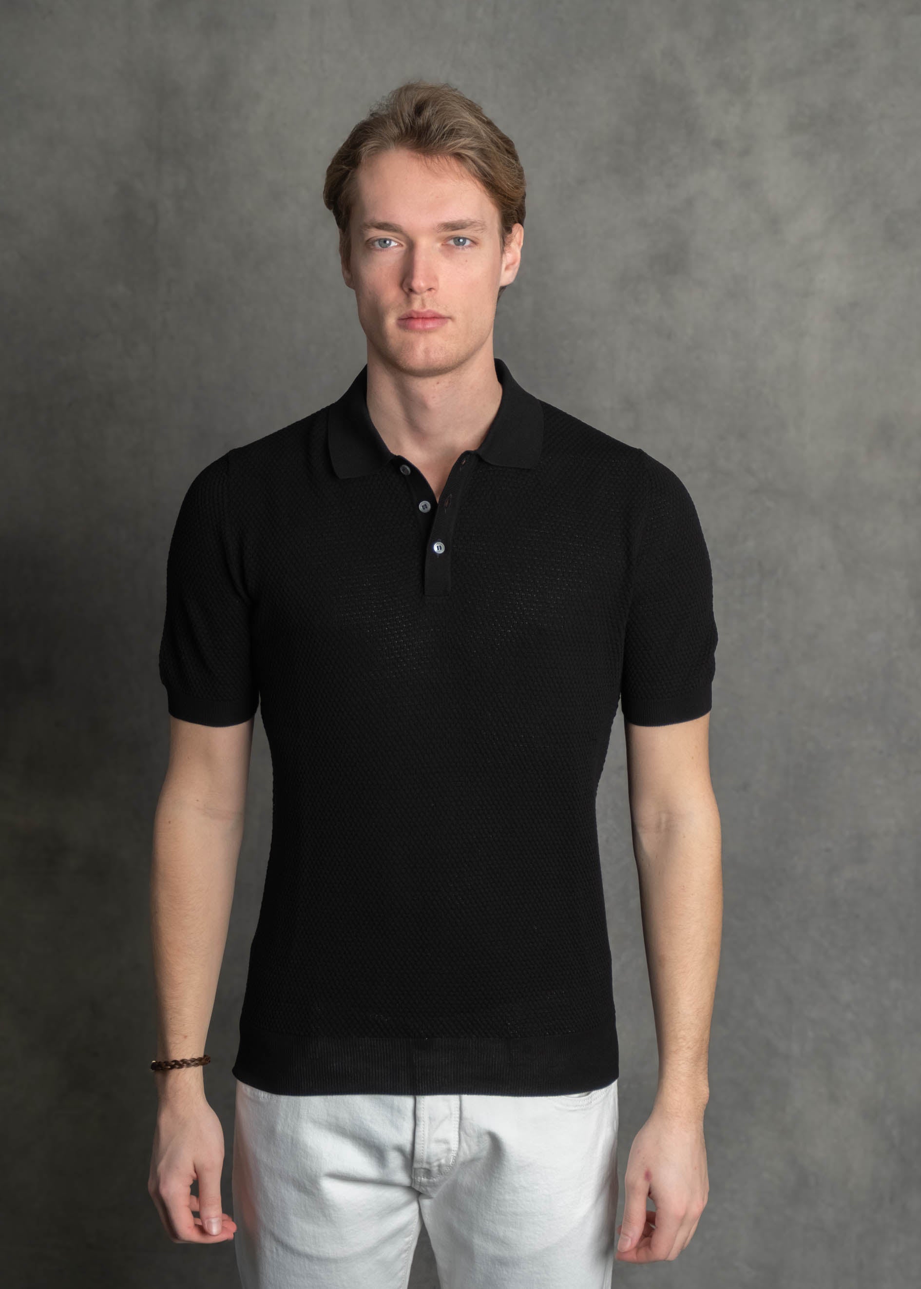 Luigi's Italian Knitwear | Knitted Cruise Polo