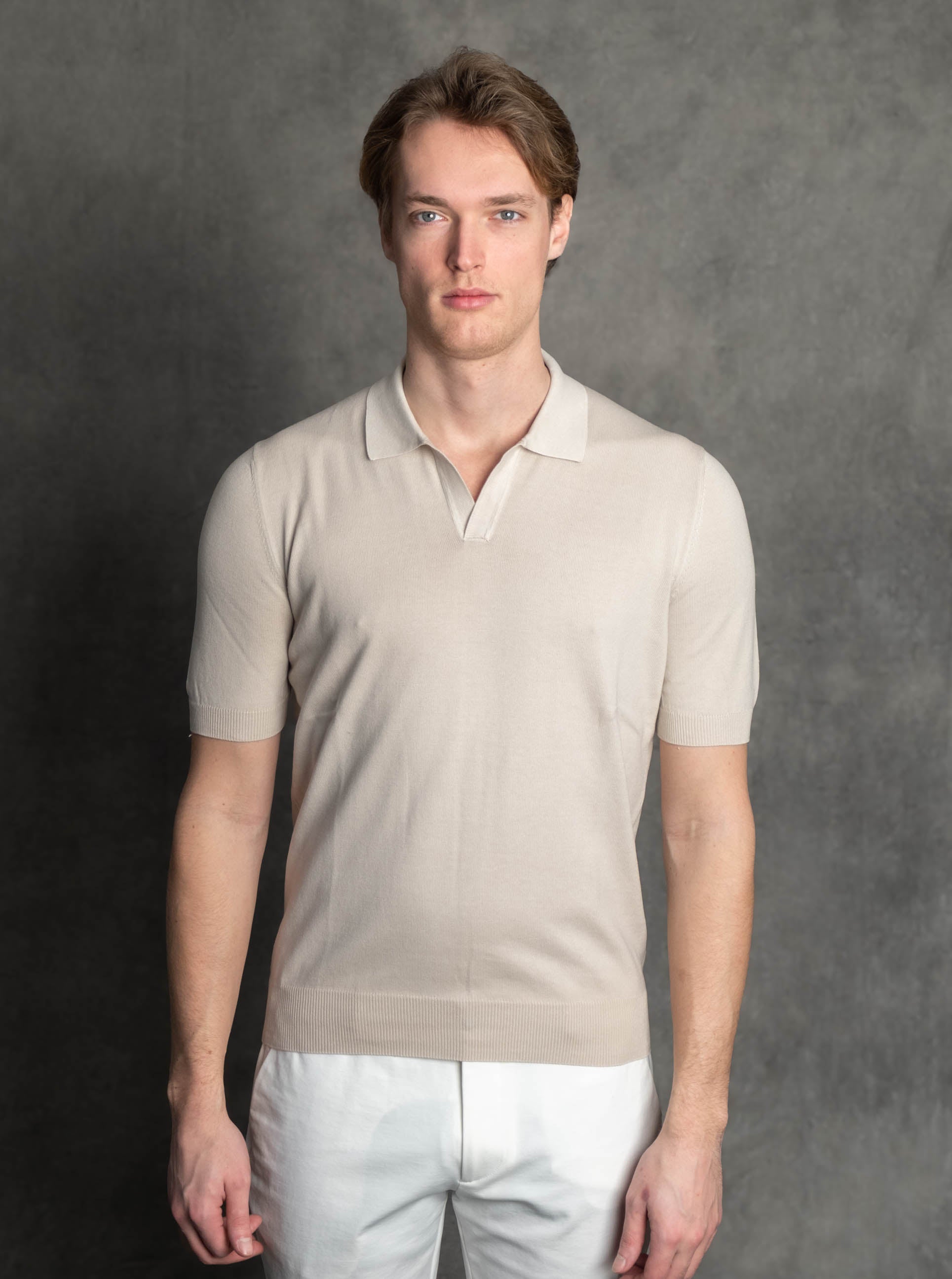 Luigi's Italian Knitwear | Buttonless Polo