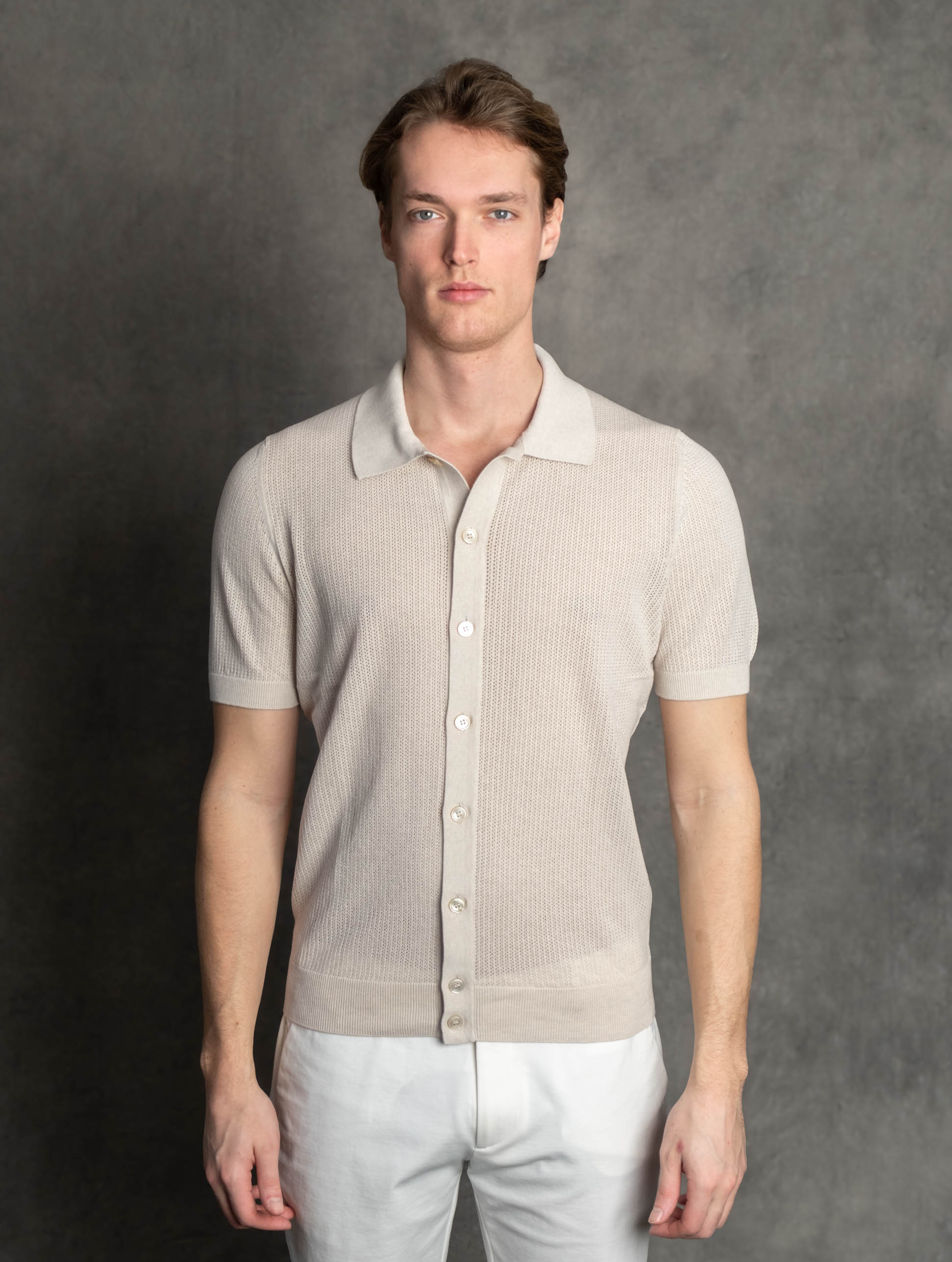 Luigi's Italian Knitwear | Knitted Vest Short Sleeve
