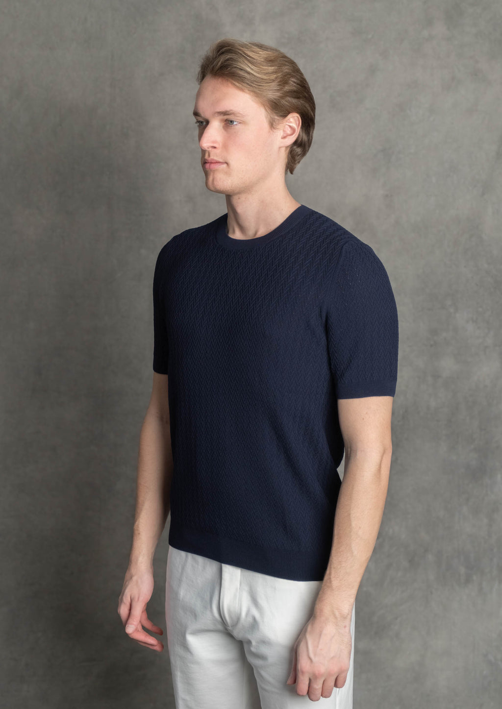 Luigi's Italian Knitwear | Knitted T-Shirt